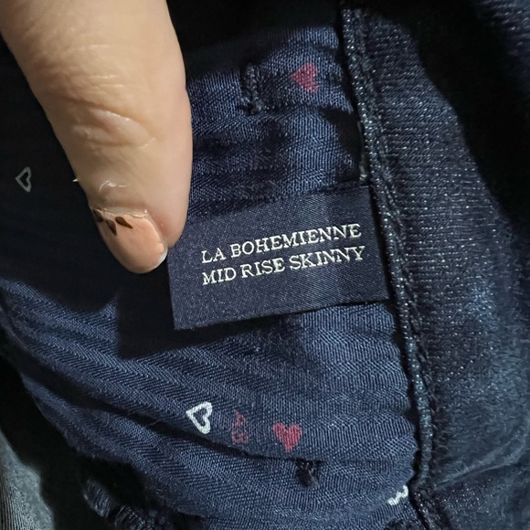 Scotch & Soda La Bohemienne Mid-Rise Skinny Jeans w/ Lace-Up Detail - Size 29/32 - Picture 11 of 14